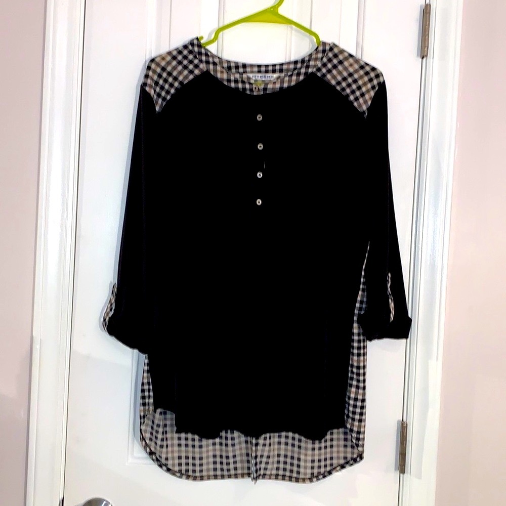 NYGARD Black and plaid shirt PL/G